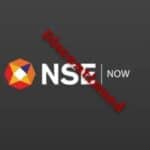 The Image shows the Logo of NSE Now with Discontinued Stamp on it